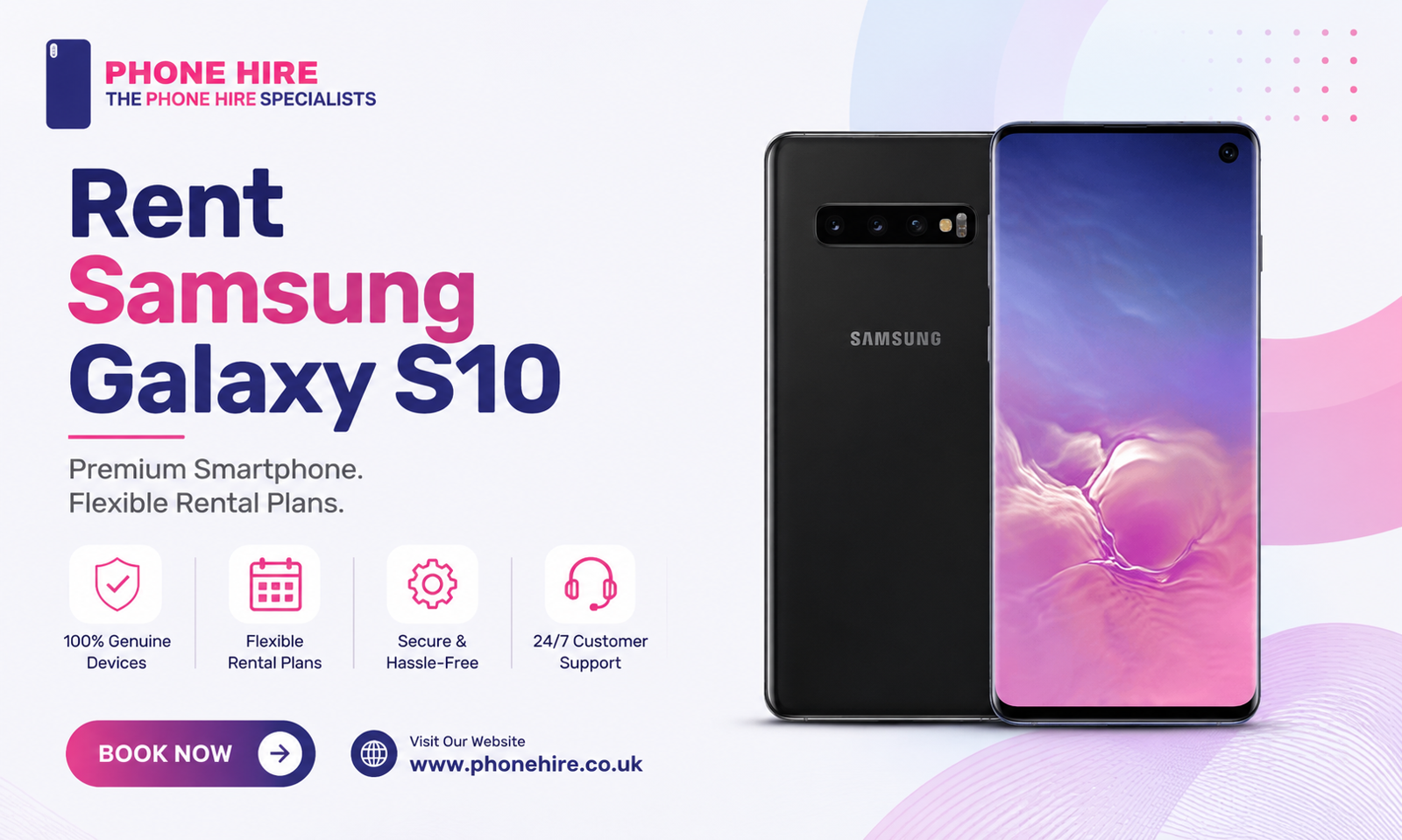 Samsung Galaxy S10 Rental – Flexible & Affordable Hire