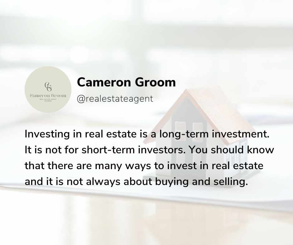 Cameron Groom – A Successful Real Estate Agent