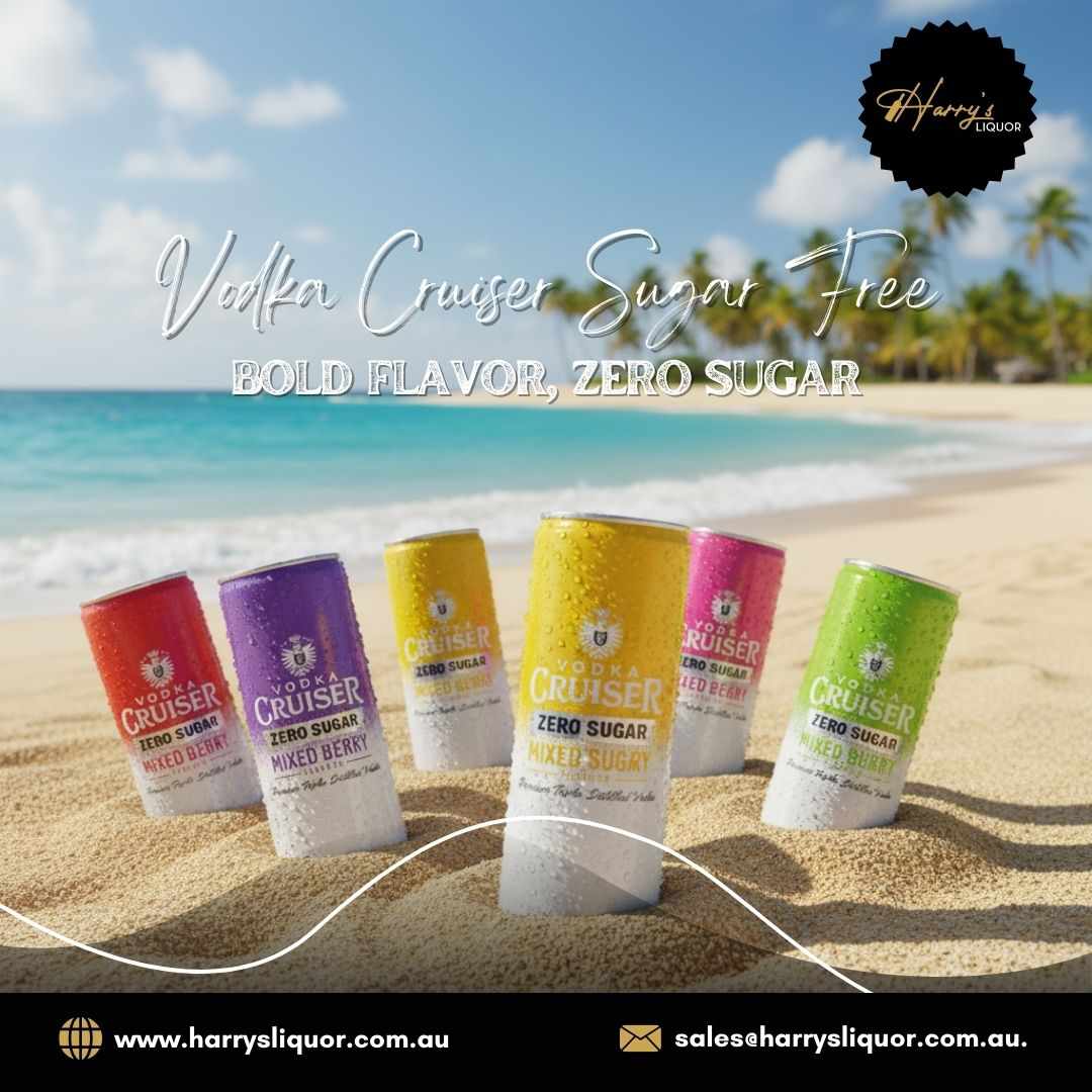 Vodka Cruiser Sugar Free – Bold Flavor, Zero Sugar