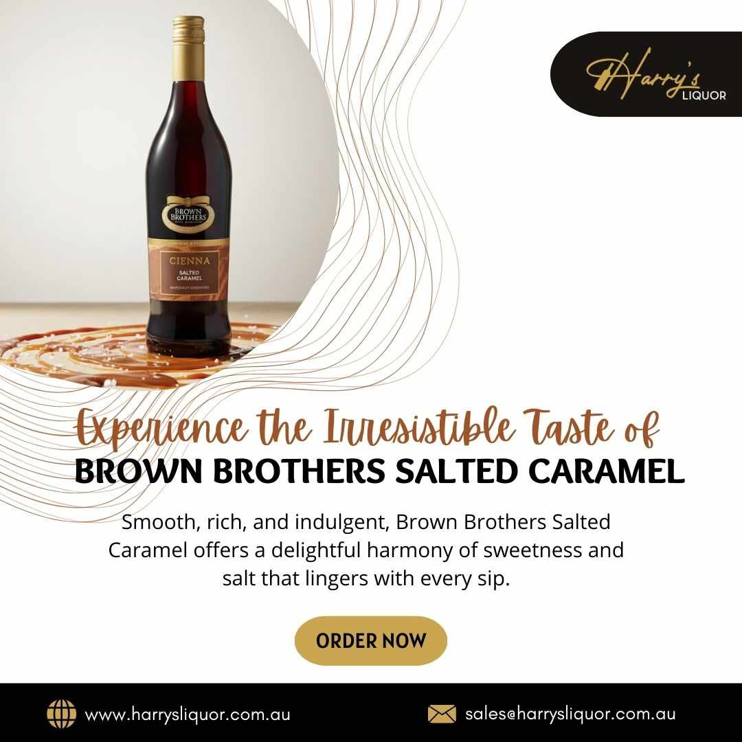 Experience the Irresistible Taste of Brown Brothers Salted Caramel