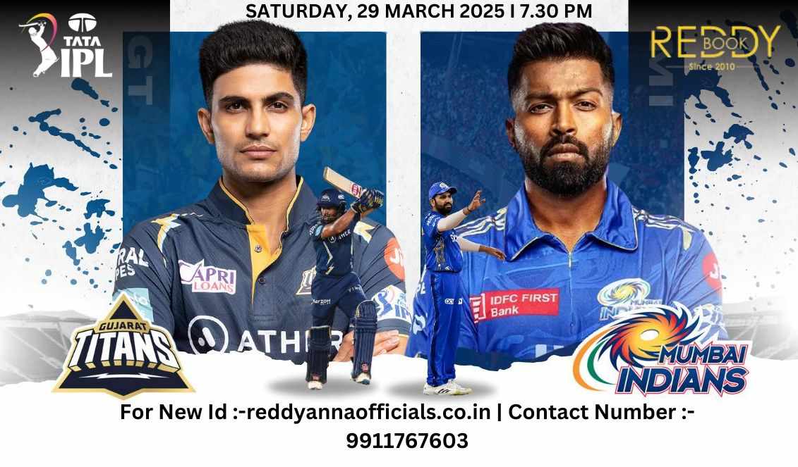 GT vs MI – The Epic IPL 2025 Battle! Get Your Reddy Book ID for Online Cricket Exchange!