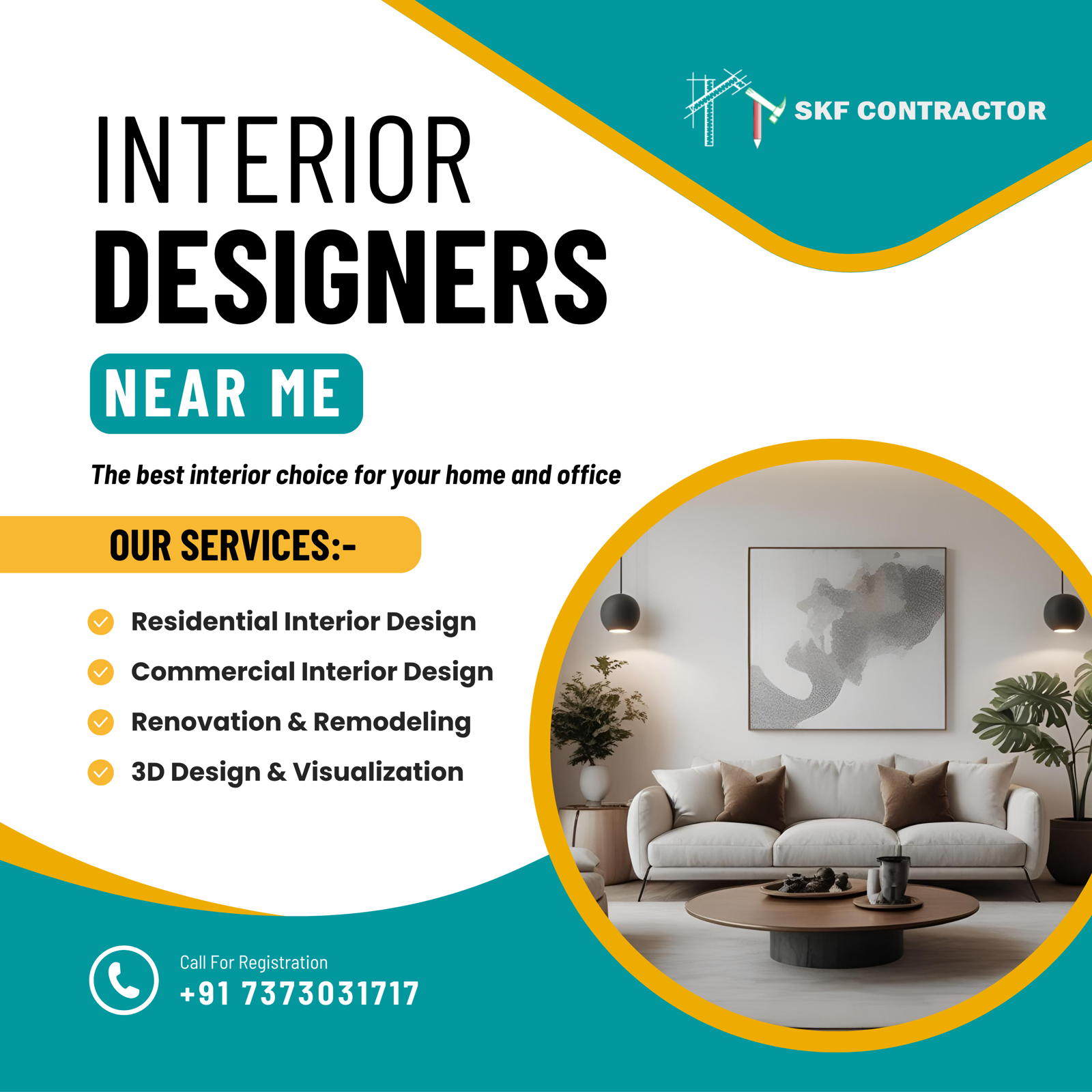 Your Dream Space by Interior Designers Near Me