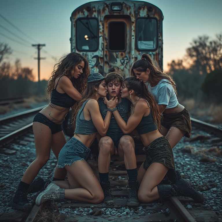 Chaar Ladkiyon Ne Milke Choda