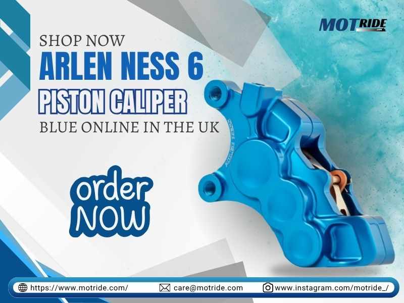 Shop now Arlen Ness 6-Piston Caliper Blue Online in the UK
