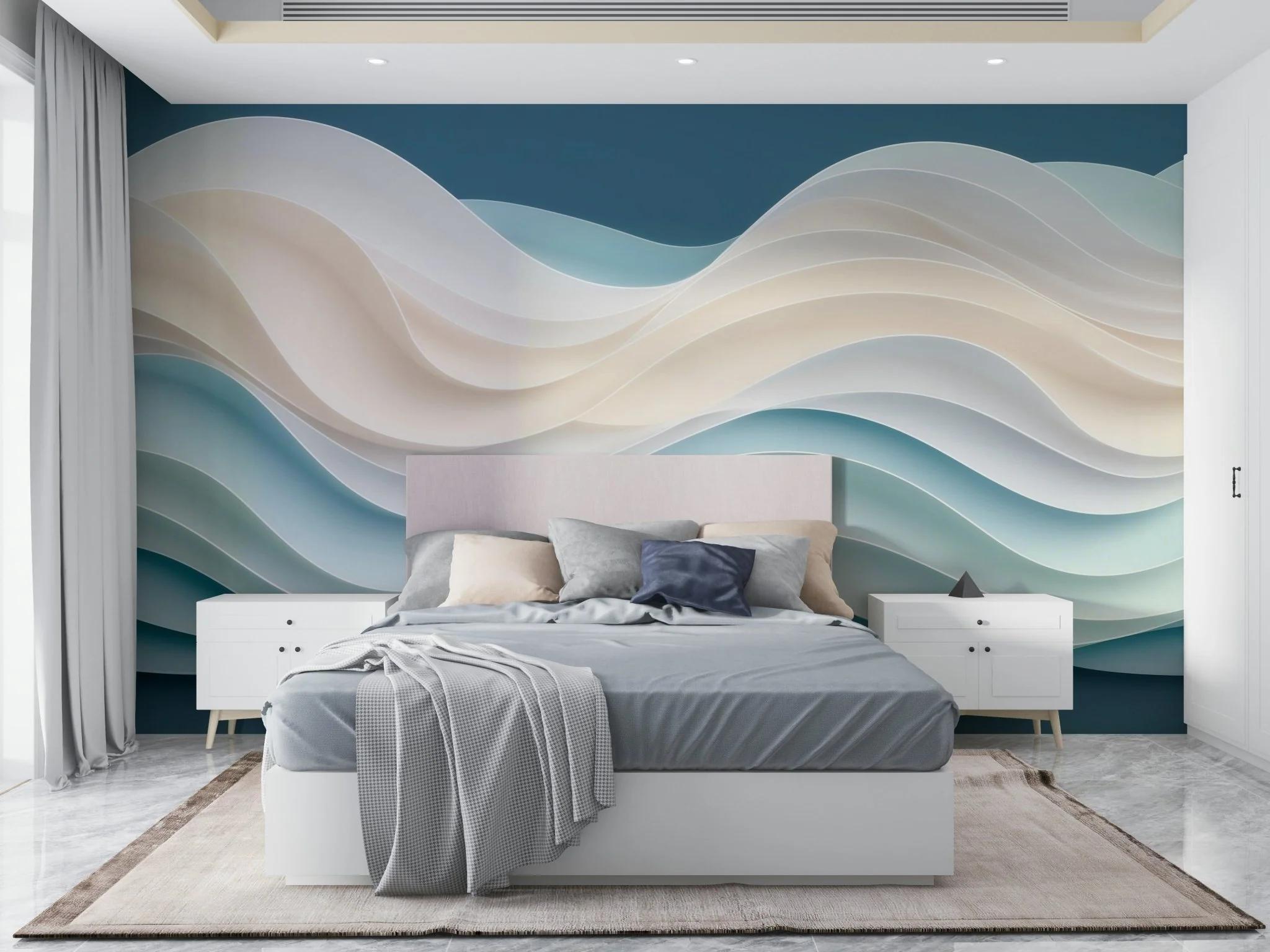 How to Style 3d wallpaper for a Contemporary British Aesthetic