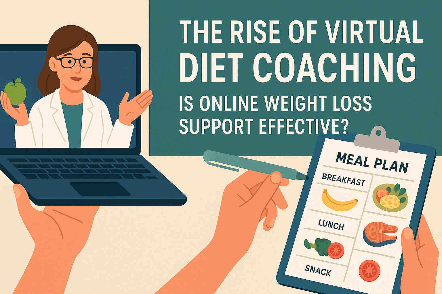 The Rise of Virtual Diet Coaching – Is Online Weight Loss Support Effective?
