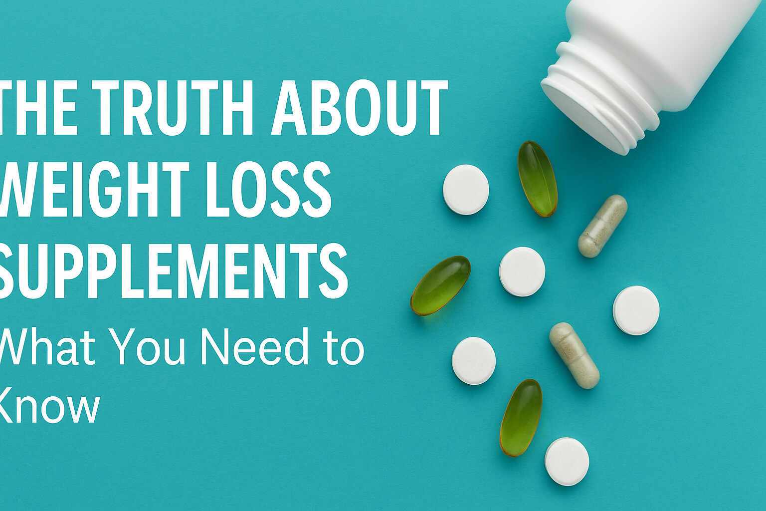The Truth About Weight Loss Supplements - by Top Dietician in Noida