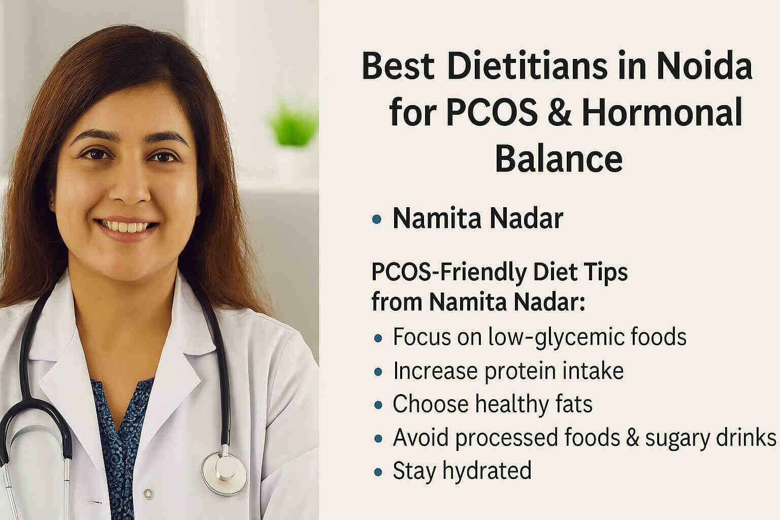 Best Dietitians in Noida for PCOS & Hormonal Balance