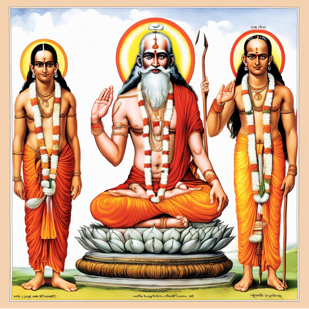 Three Giants of Hindu Philosophy: Adi Shankaracharya, Ramanuja, Madhvacharya