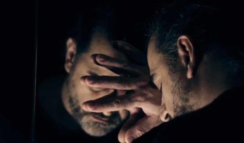 The unhappy man 