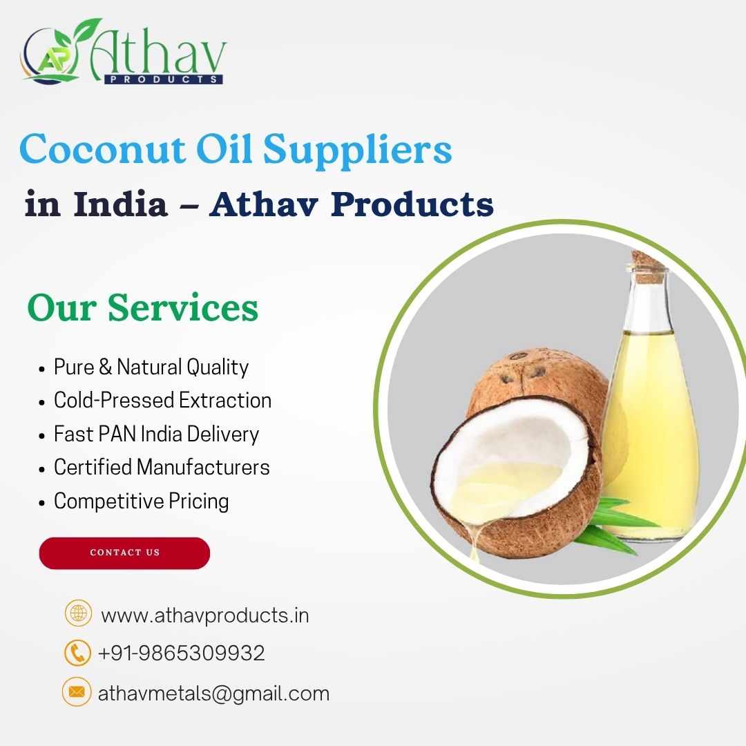 Best Coconut Oil Suppliers in India – Athav Products