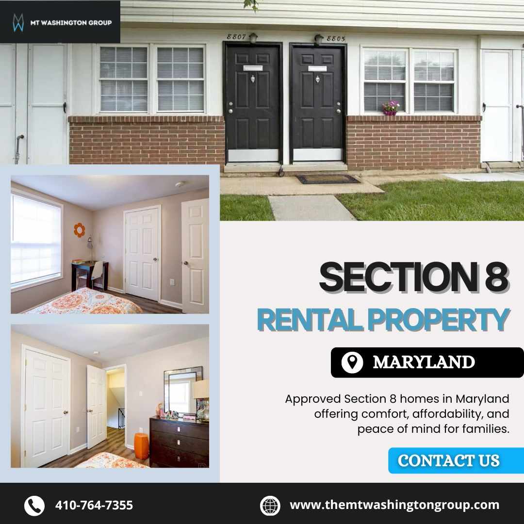 Section 8 Rental Properties in Maryland