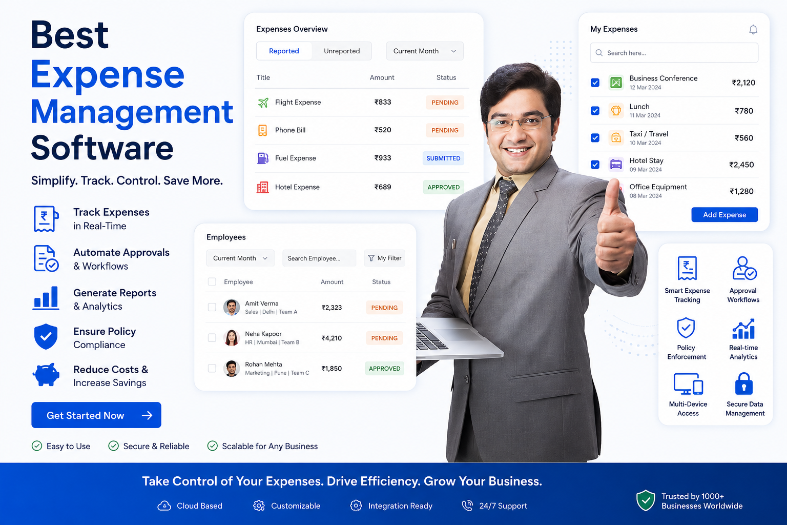 Best Cloud Based Employee Expense Management Software | Mewurk