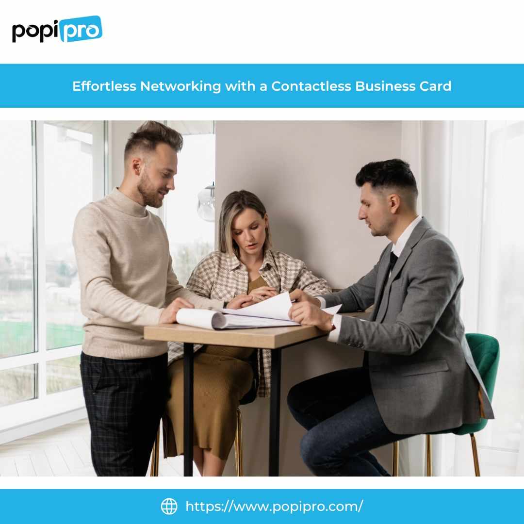 Effortless Networking with a Contactless Business Card