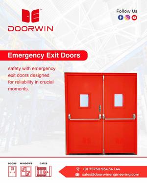 Secure Fire-Rated Emergency Exit Doors in Ahmedabad, India