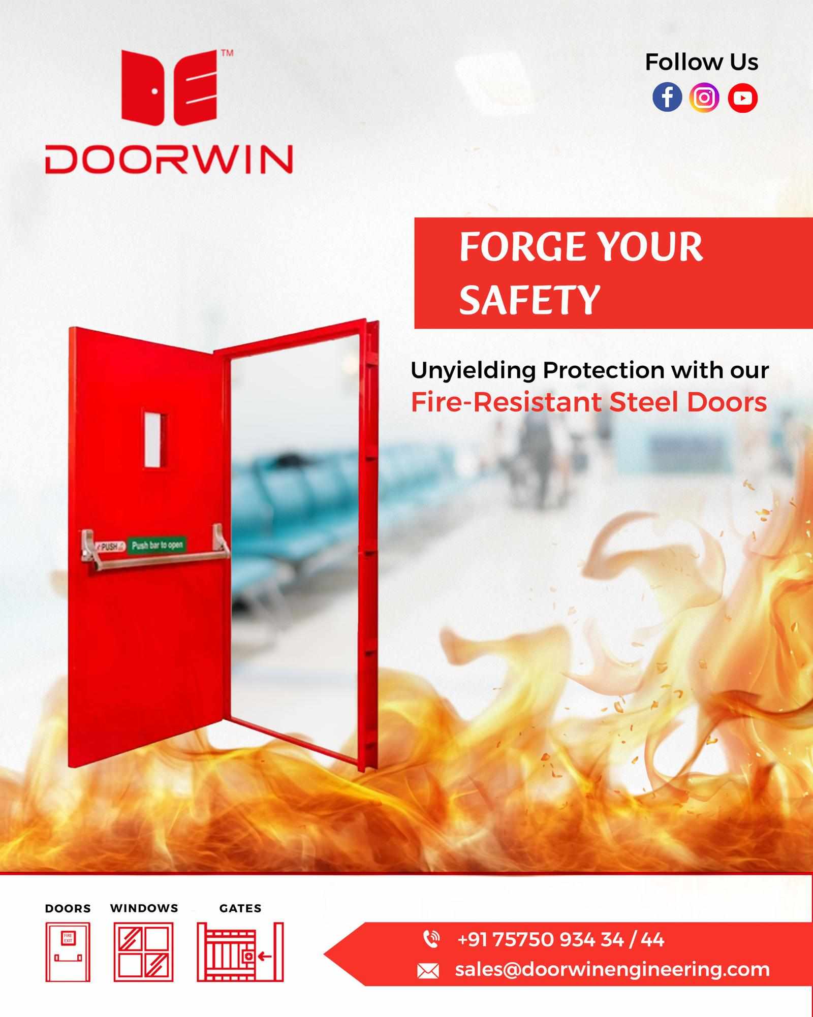 Trusted Manufacturer of Fire Rated Doors in India