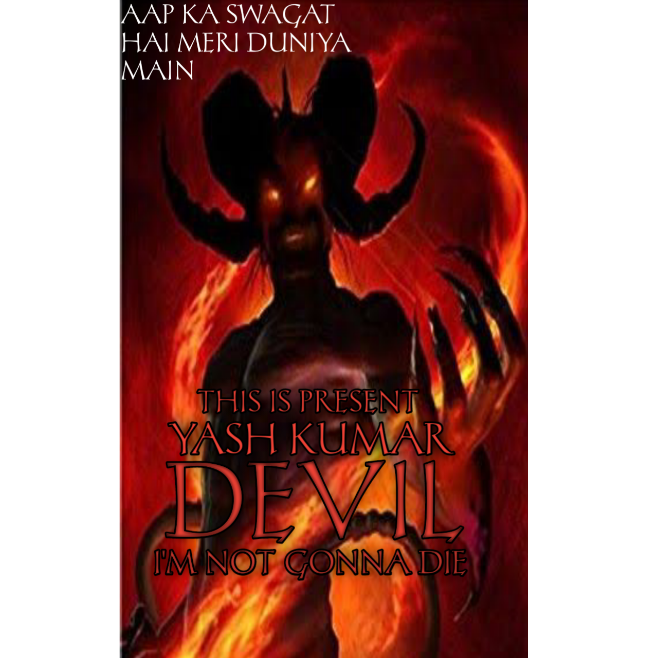 DEVIL  I'M NOT GOING TO DIE