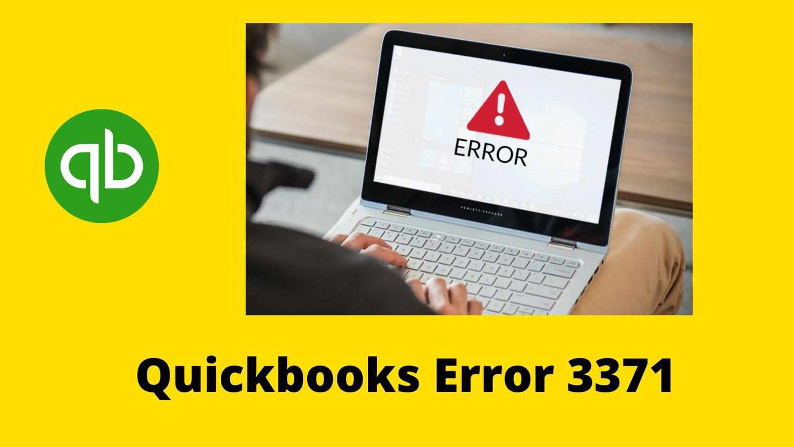 What is the Quickbooks Error 3371?