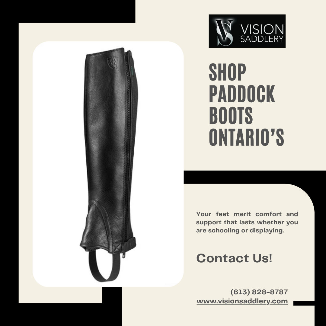 Step into Comfort: Shop Paddock Boots Ontario’s Trusted Tack Store