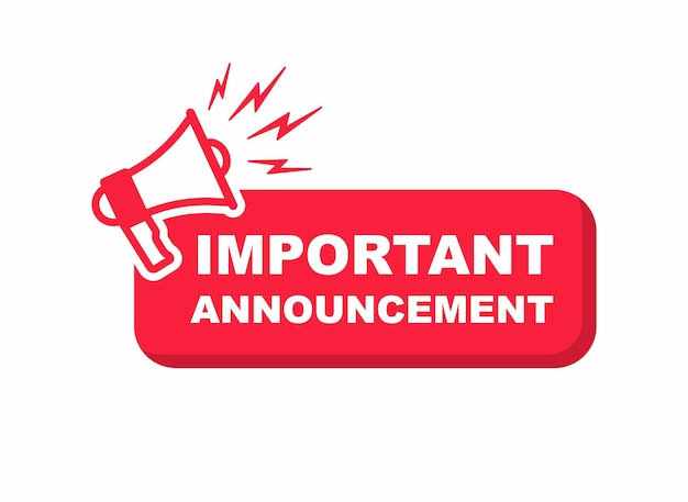 Announcement ⚠️