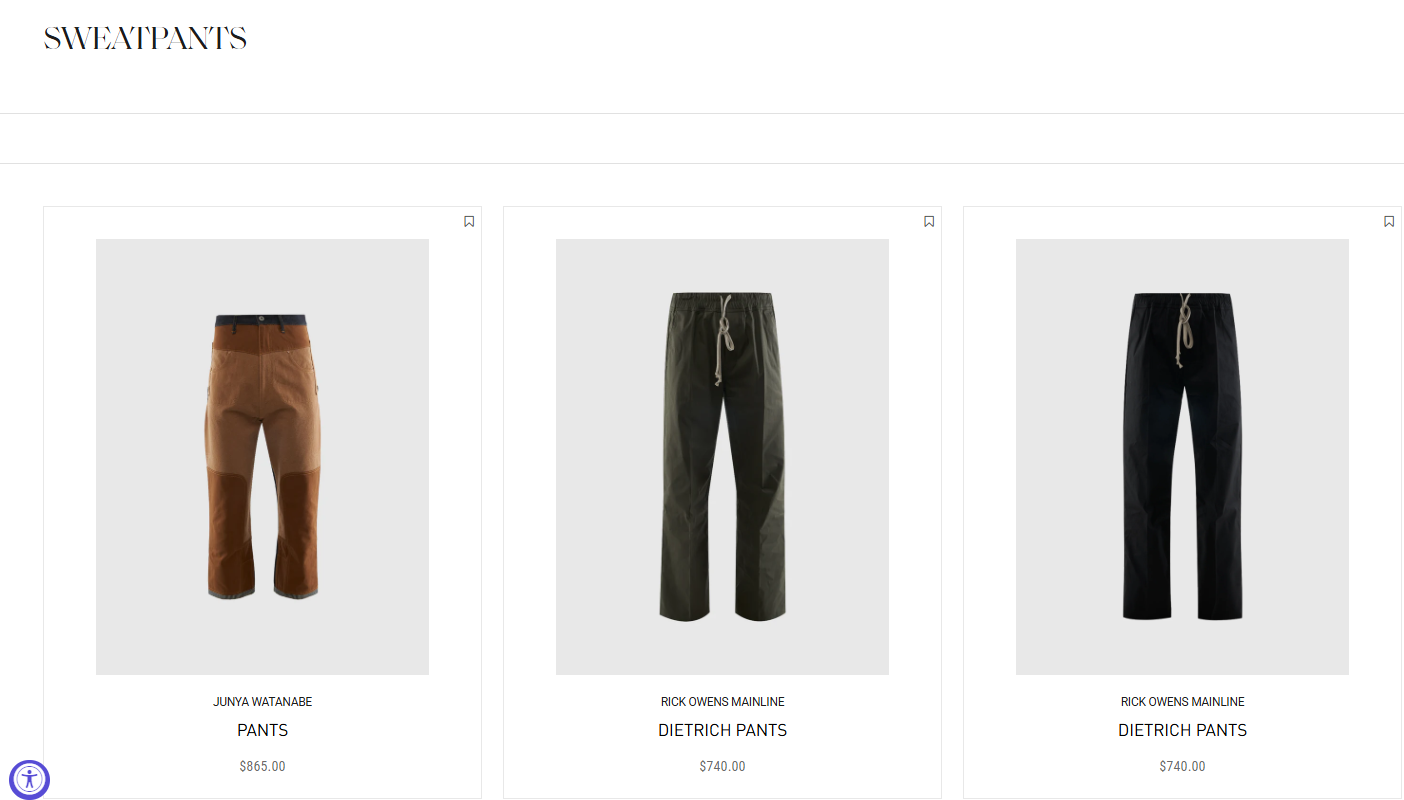 Buy Stylish Designer sweatpants for men - A Ma Maniére