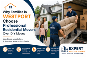 Why Families in Westport Choose Professional Residential Movers Over DIY Moves
