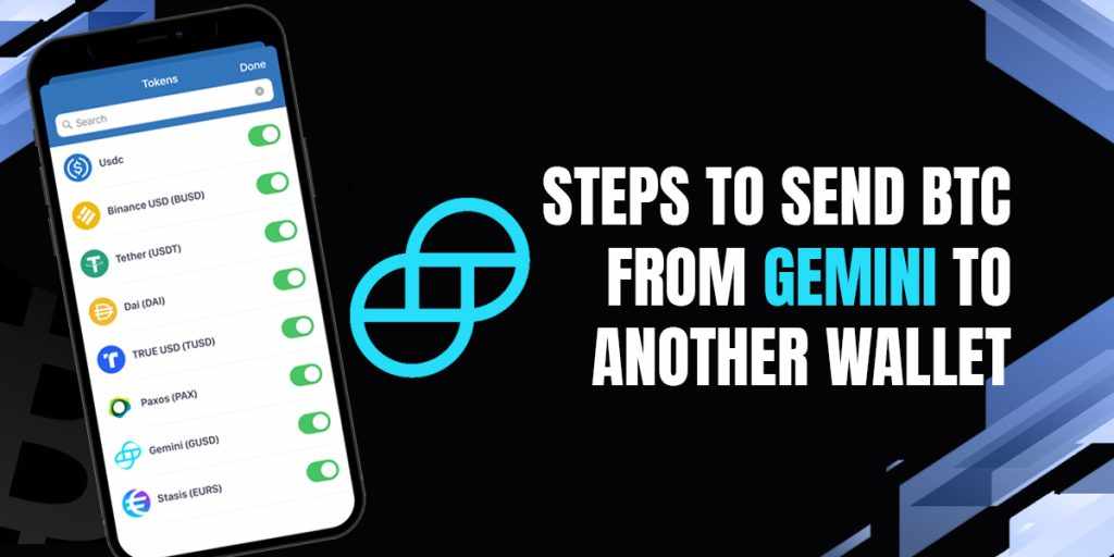 Steps to Send BTC From Gemini to Another Wallet