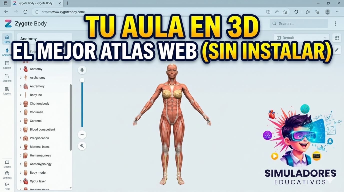 Innovación en el Aula: Explorando el Cuerpo Humano en 3D con Zygote Body