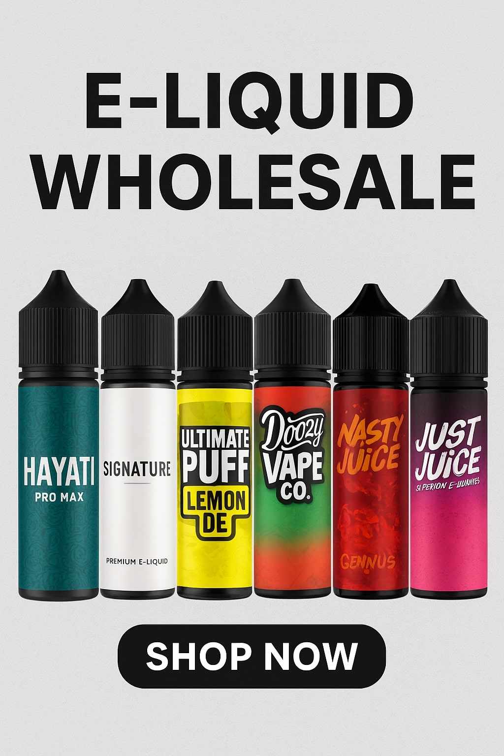 E-Liquid Wholesale – Bulk Vape Supply for Retailers