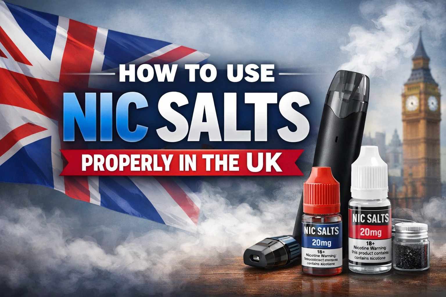 How to Use Nic Salts Properly in the UK