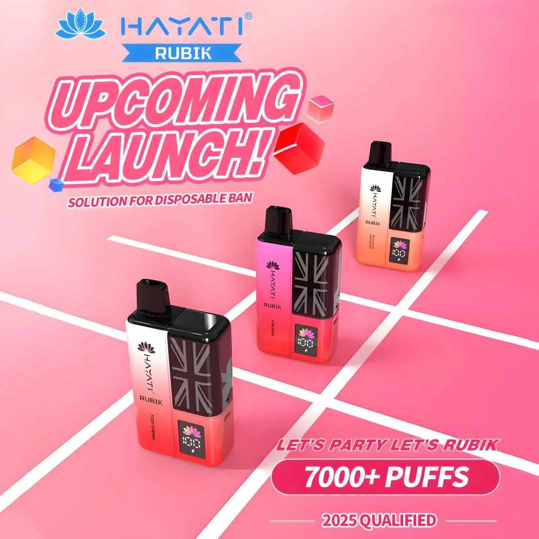 Hayati Rubik 7000 Prefilled Pod Vape Kit: Big Puff Count, Bigger Flavour