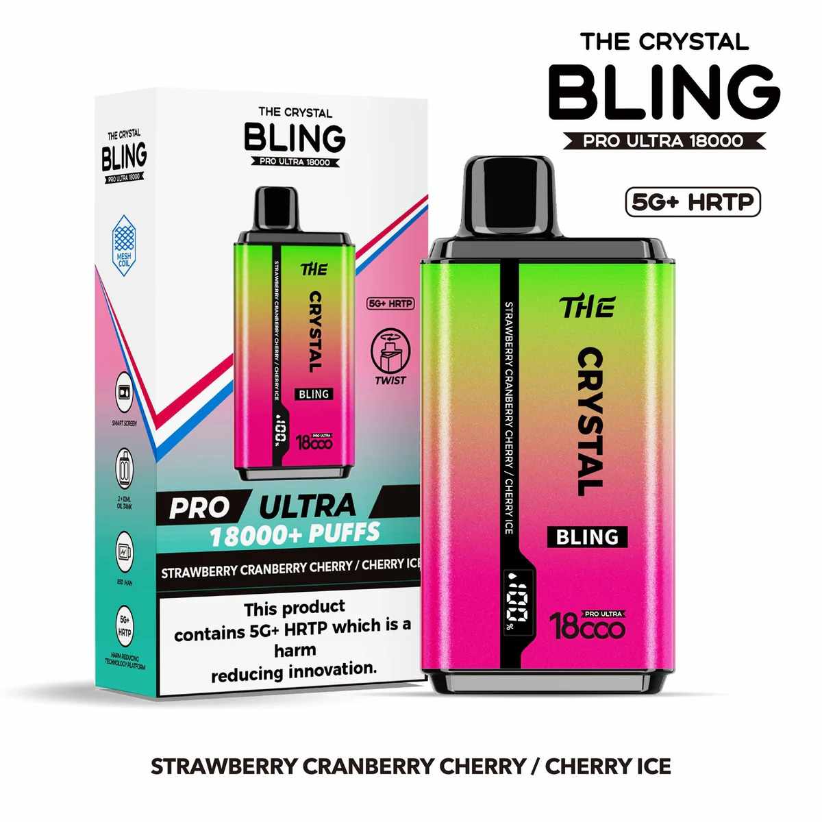 The Crystal Bling Ultra 18000 Disposable Vape Wholesale – Ultimate Performance & Style for Retailers