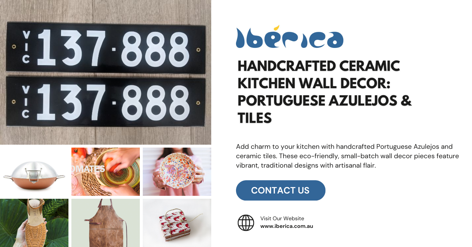 Portuguese Heritage Meets Modern Kitchens: Ceramic Wall Decor