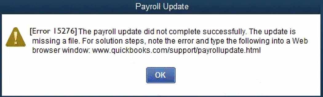 QuickBooks Payroll Update