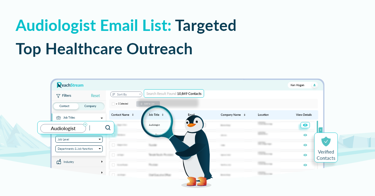 Audiologist Email List – Connect with Hearing Care Experts