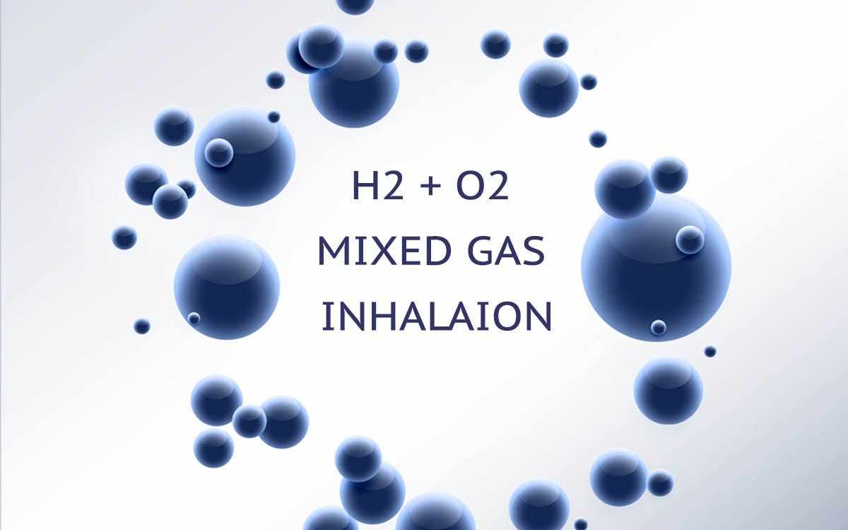hydrogen / oxygen mixed gas inhalation therapy browns gas oxyhydrogen h2/o2