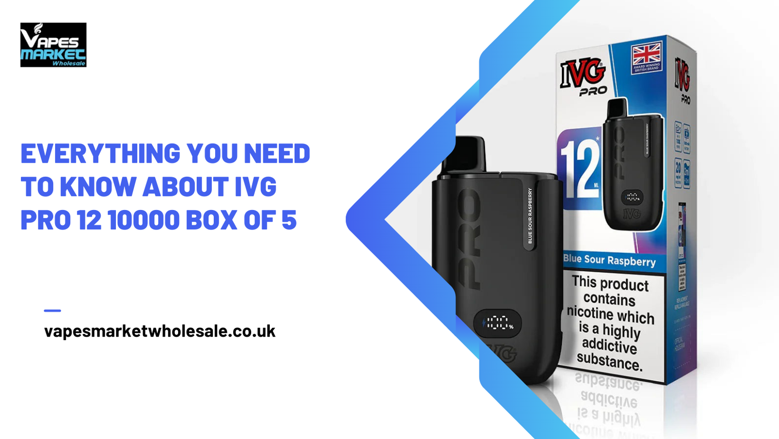 Everything You Need to Know About IVG Pro 12 10000 Box of 5