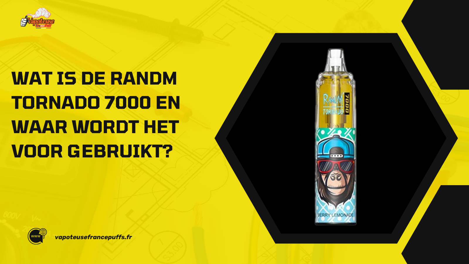 Wat is de randm tornado 7000 en waar wordt het voor gebruikt?