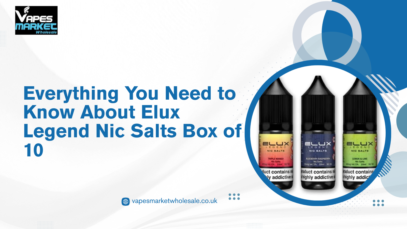 Everything You Need to Know About Elux Legend Nic Salts Box of 10