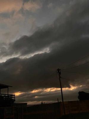 9. Town covered by fallen clouds