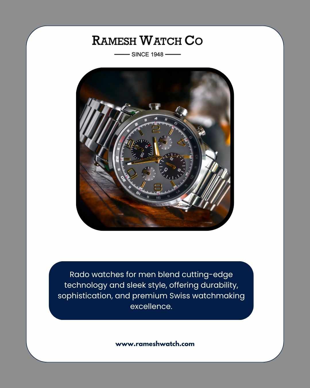 Rado Watch for Men – A Blend of Innovation and Sophistication