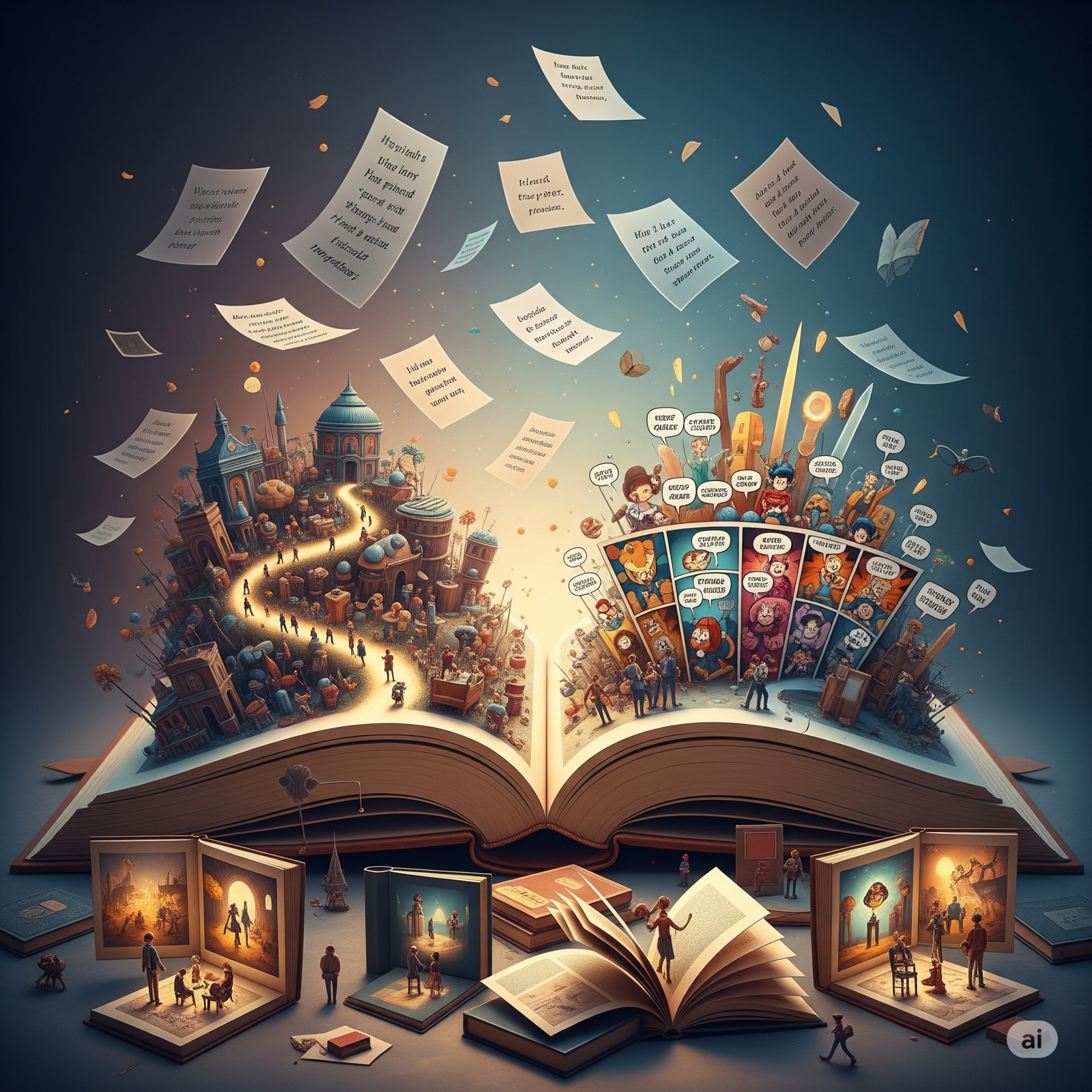 What would you like to read, "Short Story, Novel, Poetry, or a Comic? Comment for recommendations!