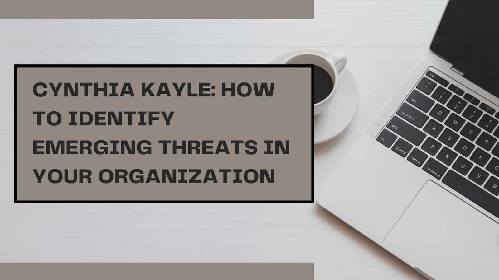 Cynthia Kayle: How to Identify Emerging Threats in Your Organization