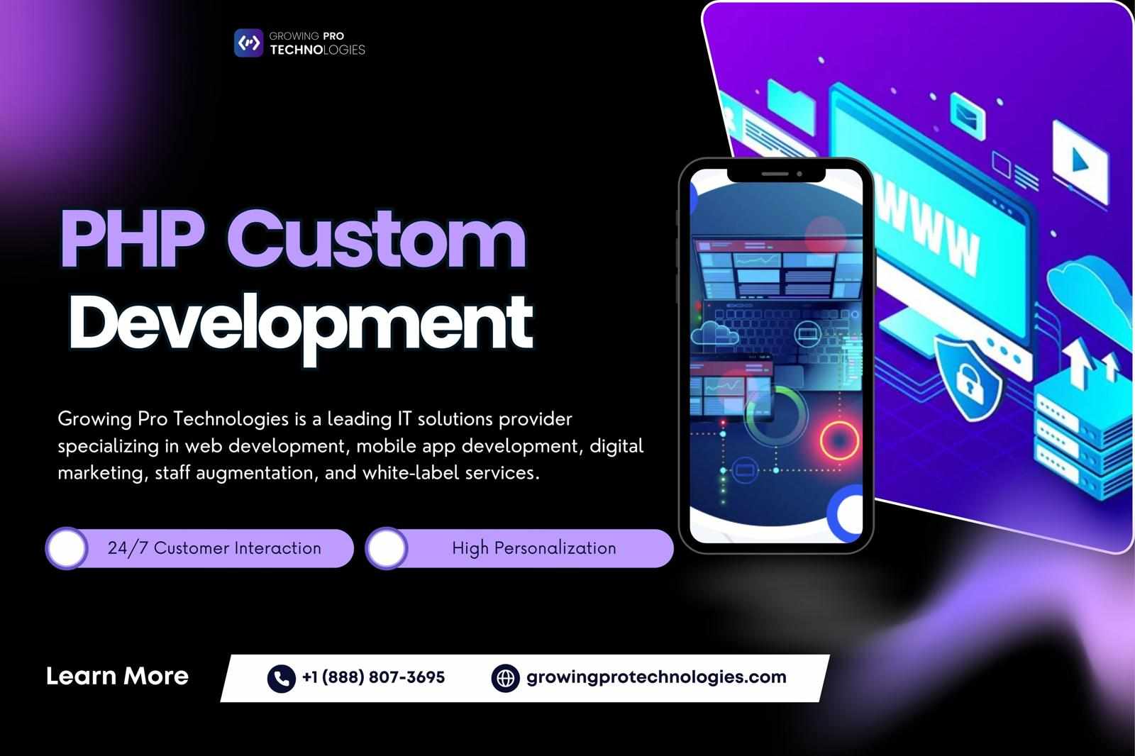 Trusted PHP Development Companies for Scalable Web Solutions – Growing Pro Technologies