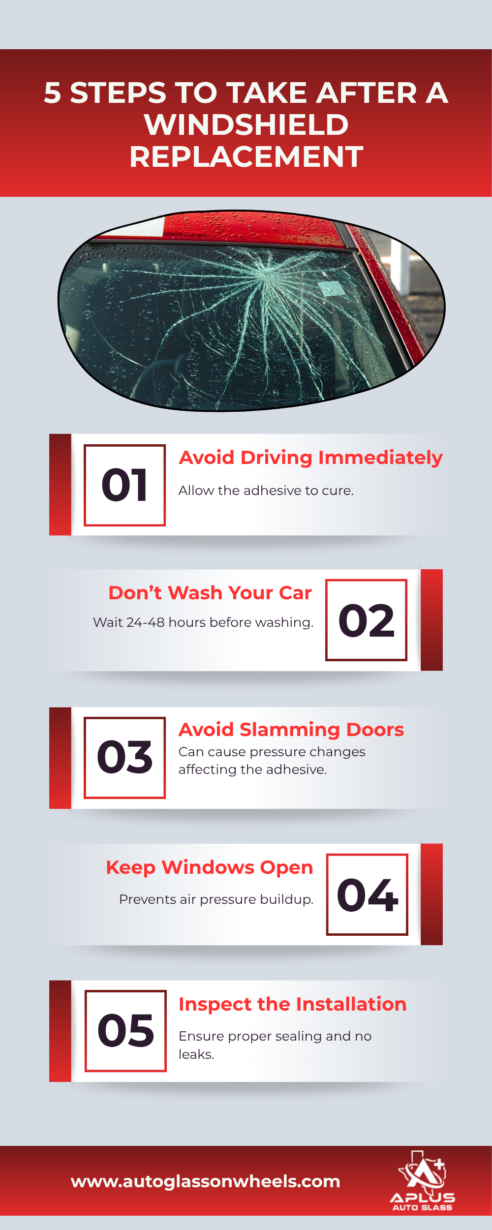 5 Steps to Take After a Windshield Replacement