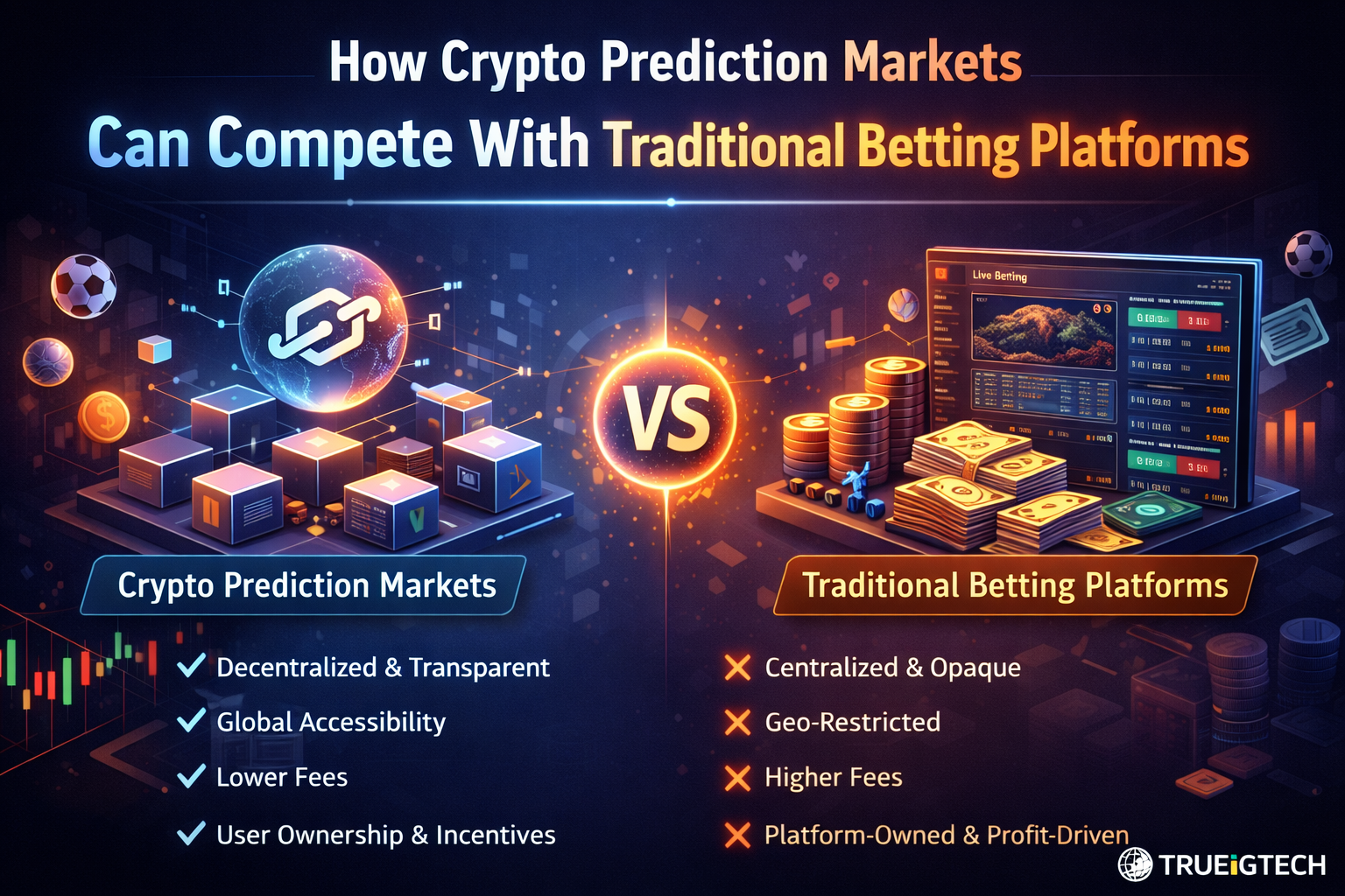 How Crypto Prediction Markets Can Compete With Traditional Betting Platforms?