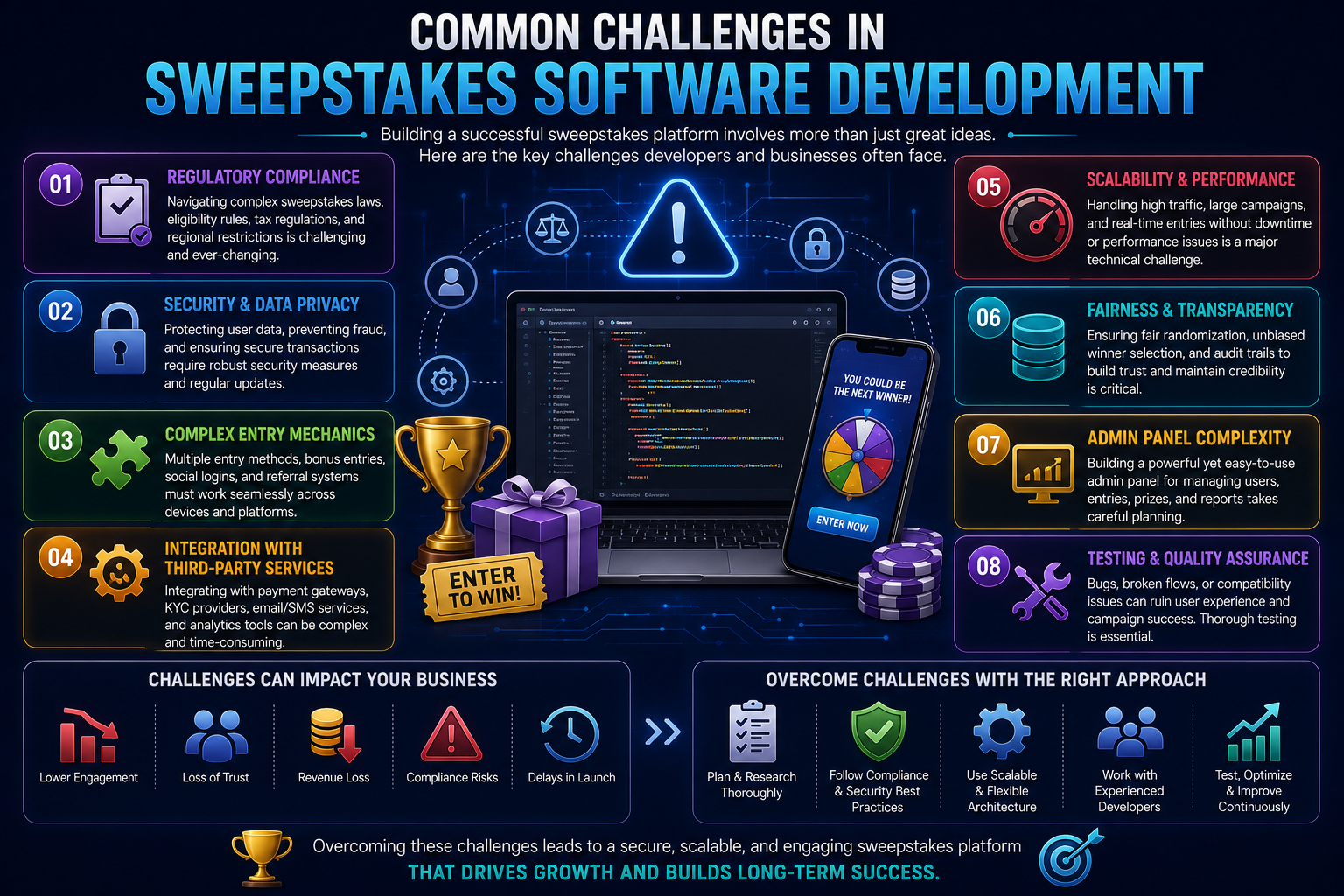 Common Challenges in Sweepstakes Software Development