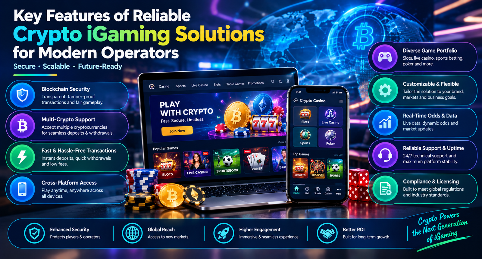 Key Features of Reliable Crypto iGaming Solutions for Modern Operators