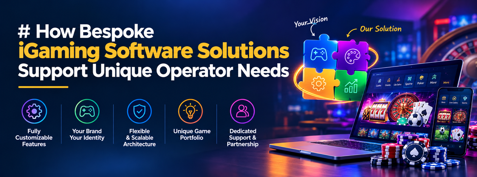 How Bespoke iGaming Software Solutions Support Unique Operator Needs