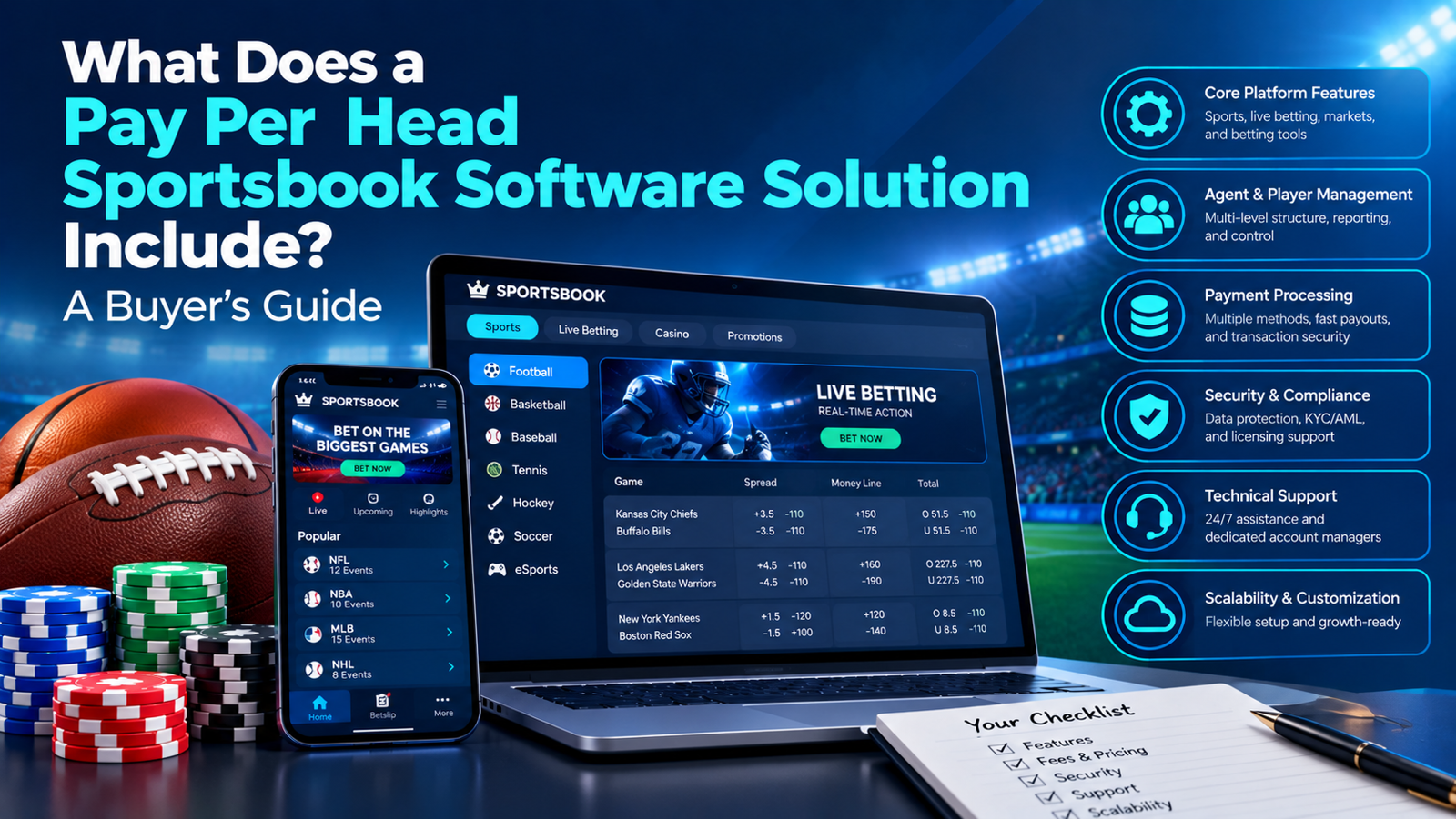 What Does a Pay Per Head Sportsbook Software Solution Include? A Buyer’s Guide